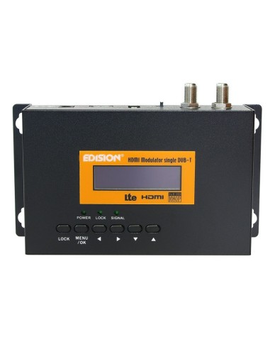 Modulador Edision DVB-T HD COFDM con entrada HDMI y Filtro LTE