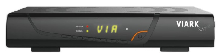 Viark SAT 4K: Manual del Usuario - Panel Frontal