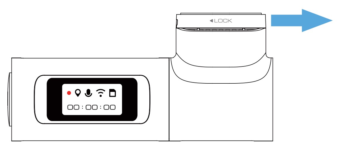 Manual en español AZDome M330 Max - Soporte desmontable