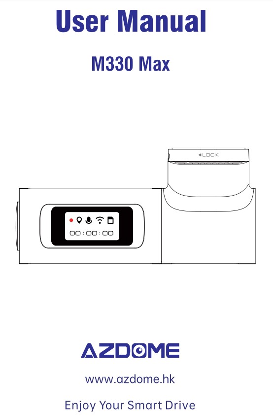 Portada Manual en español AZDome M330 Max
