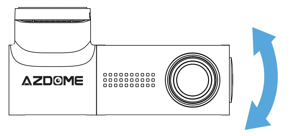 Manual en español AZDome M330 Max - Instalación, ajustar lente
