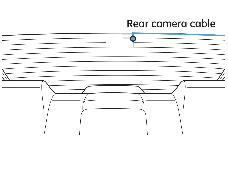 Manual en español AZDome M330 Max - Instalación cámara trasera