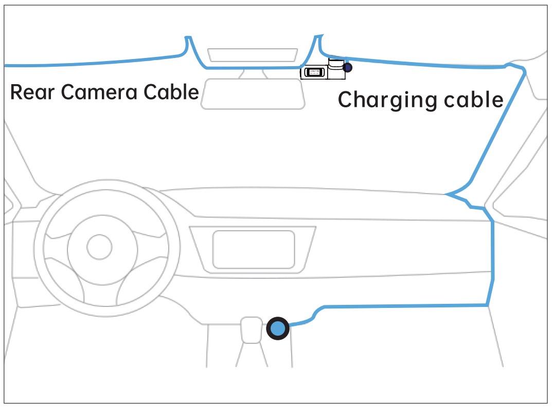 Manual en español AZDome M330 Max - Instalación cableado alimentación mechero