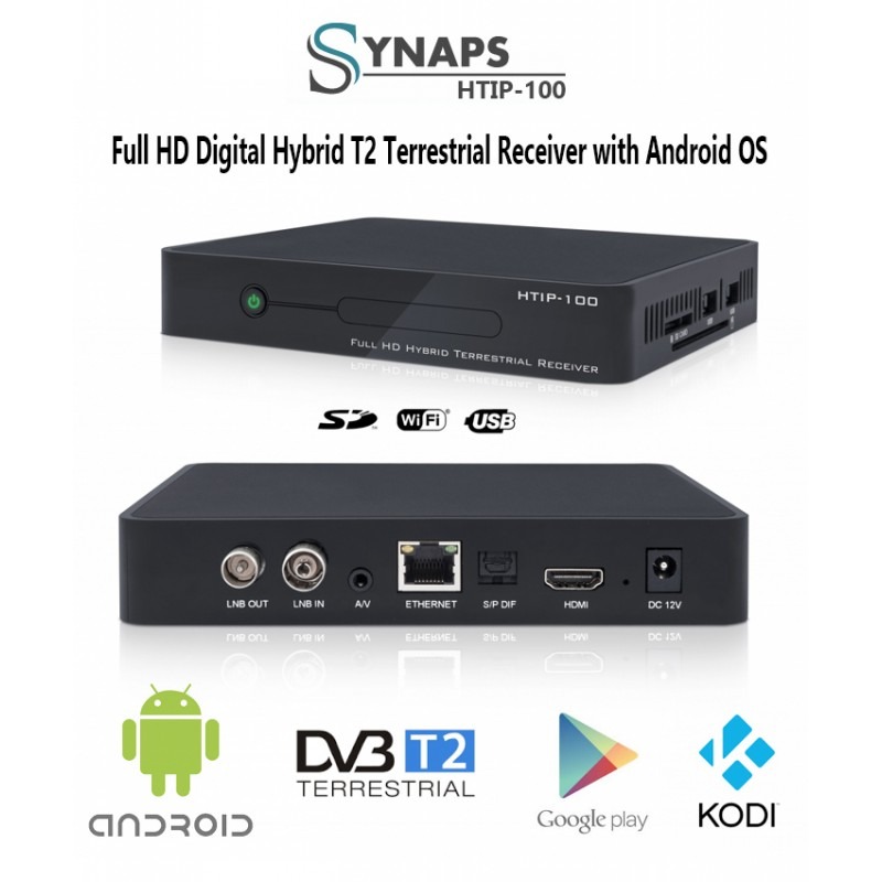 Synaps HTIP-100 TDT T2 HD Android