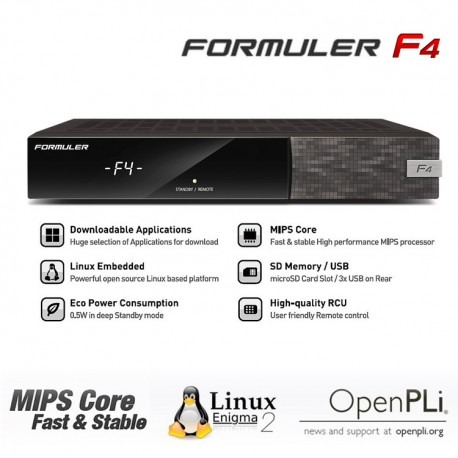 FORMULER F4 LINUX ENIGMA2 WIFI