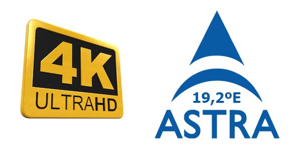 Astra 19,2º Este distribuye doce canales de televisión en 4K UHD